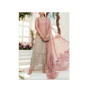 独特风格时尚巴基斯坦印度旁遮普派对穿精品系列巴基斯坦定制套装最新设计连衣裙