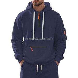 Sweat-shirt à capuche surdimensionné en coton 100% de luxe en gros, personnalisable avec un logo, pour homme, décontracté, sport, jogging - Product Image 6