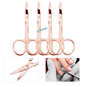 Professional High Quality Stainless Steel Manicure Scissors Curved Blade with Sharp Tip for Beauty <b>Nail</b> Cutting Shears - Product Image 5