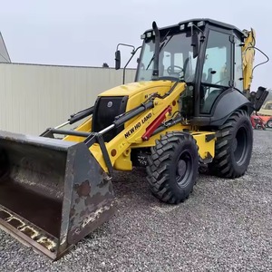 Nuevo tractor de minicargador Hollan B75D 4x4 con cabina HVAC y excavadora extensible con cilindro hidráulico Huade a la venta - Product Image 4