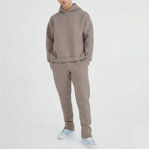 Ensemble sweat à capuche et jogging OEM coupe-vent jogging personnalisé de haute qualité ensemble pantalon de survêtement et capuche baggy lourd - Product Image 5
