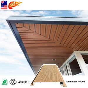 Jayminton แผงเพดานอลูมิเนียมมีลักษณะเหมือนไม้ภายนอกภายนอก - Product Image 1