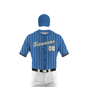 Uniformes de béisbol de impresión personalizados en blanco de mejor diseño de calidad superior 2025 nuevos deportes usan traje de béisbol con servicio OEM - Product Image 5