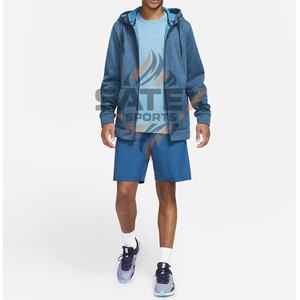 Sudadera con Capucha y Cremallera para Hombre, 100% Algodón, Invierno, Diseño Personalizado, Servicio OEM de Alta Calidad, MOQ de 2 Piezas - Product Image 4