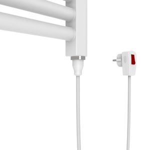 Radiador Eléctrico Brillante Blanco Calentadores Eléctricos Medida - Product Image 2