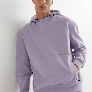 OEM Personnalisé 100% Coton Polaire Sweats à Capuche pour Hommes Brodé Surdimensionné Pull à Capuche Col Solide Motif pour la Saison d'Automne - Product Image 6