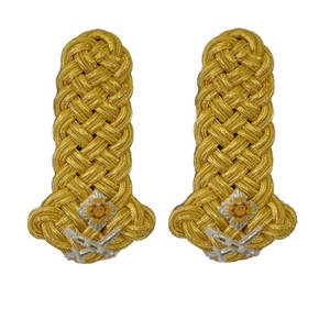 อินทรธนูบอร์ดสะพายไหล่สีทองออกแบบได้ตามต้องการพร้อมโลโก้ - Product Image 1