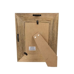 Marco DE FOTOS moderno rústico de madera y acento de latón hecho a mano marco de fotos Vintage decoración de mesa más vendida para hogares modernos - Product Image 5