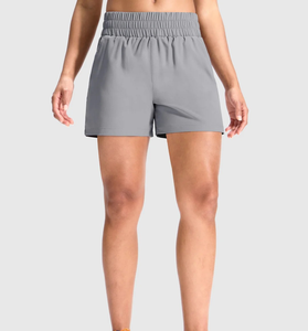 Pantalones Cortos de Mujer al por Mayor Directo de Fábrica, Venta Caliente, Multicolores, Cómodos, de Poliéster y Elastano, Cintura Elástica Tejida, Logotipo Personalizado - Product Image 2