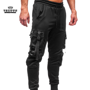 Venta al por mayor de fábrica Cargo pantalones Jogger deportes sudor largo entrenamiento pista Casual deporte al aire libre hombres pantalones logotipo personalizado para hombres ODM - Product Image 2