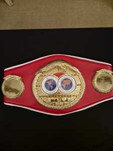 เข็มขัดแชมป์มวยแบบกำหนดเองพร้อมสายหนัง อุปกรณ์เสริมที่ทนทานสำหรับงานแข่งขัน - Product Image 5