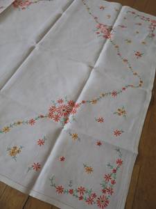 High Quality Embroidered <b>Table</b> <b>Cloth</b> Soft Smooth 100% Cotton Machine Washable Made In India Sustainable Reusable Modern Stylish - Product Image 4