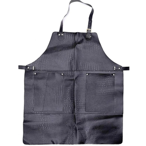 Delantal de cuero personalizable para peluquero, camarero, Barbero, Beautyer, restaurante, cocina, impermeable, resistente al aceite, delantal de Chef - Product Image 1