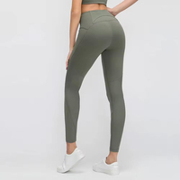 Conjunto de Yoga de Cintura Alta para Mujer, Tallas Grandes, Color Sólido, Reversible, con Bandas de Resistencia Integradas, Leggings de Corte Ajustado con Elasticidad en Cuatro Direcciones