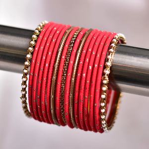 2026 New Arrival Indian Wedding Bridal Chudiya <b>Sets</b> Professional Handcrafted Bridal Bangles <b>Sets</b> for Sale - Product Image 4