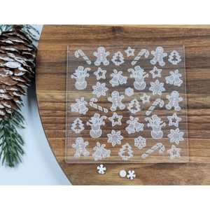 PYO Designer Noël Fondant Embosser Timbre Essentiel Décoration de Gâteau Fourniture - Product Image 1