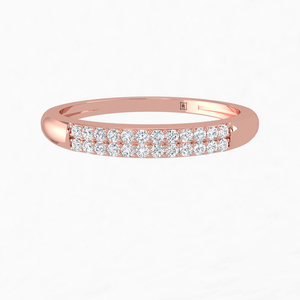 Nuevos anillos de moda Rikhava en oro rosa de 14K con VVS Clarity Moissanite Joyería de compromiso de boda de lujo con certificado IGI - Product Image 4