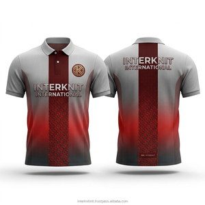 Polo personnalisé pour homme, sublimation, séchage rapide, style gothique brodé, t-shirt de golf pour homme - Product Image 6