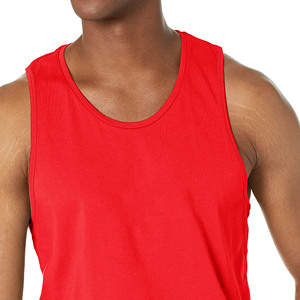 เสื้อกล้ามคอกลมแขนกุดสำหรับผู้ชายเสื้อกล้ามตาข่ายระบายอากาศได้ดี - Product Image 5