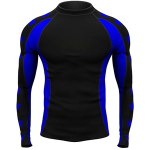 Camiseta de Compresión MMA de Manga Larga para Hombre, 100% Algodón, Transpirable, 240g, Producto en Oferta en Línea - Product Image 2