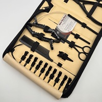 Kit de herramientas de alicates de extensión de cabello iTip con pinzas de corte agujas gancho tijera de bucle que incluye cinta profesional en alicates de extensión