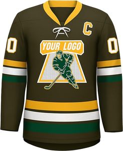 Hombres Hockey Jersey Pro calidad personalizada para hombre sublimado reversible camisetas de hockey sobre hielo - Product Image 3