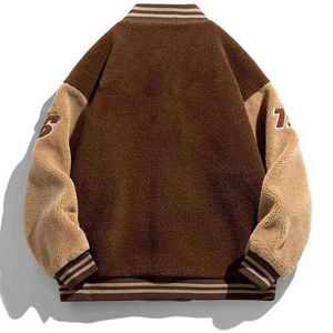 Veste universitaire Letterman de baseball personnalisée en polaire de haute qualité avec conception sur mesure et veste Versity avec logo - Product Image 3