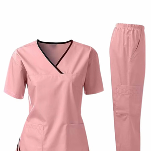 Uniformes Médicos de Alta Calidad para Clínica Dental, Colores Personalizados, con Detección de Agujas, Uniformes de Hospital de Manga Corta 2026 - Product Image 1