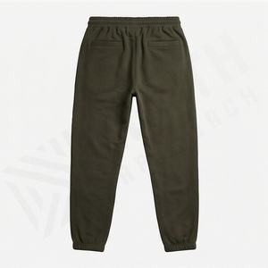 Pantalones Deportivos Personalizados con Puños, 100% Algodón, Felpa Gruesa, Corte Holgado, Estilo Urbano, Cintura Elástica, Bolsillo con Cremallera, OEM - Product Image 2