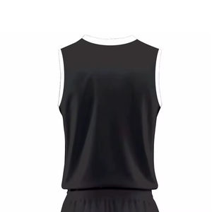 Maillot de sport pour hommes, respirant, en polyester, uniforme de basket-ball, taille plus, été, personnalisé, ensembles d'uniformes de basket-ball pour adultes - Product Image 6