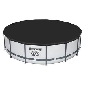 Couverture de piscine ronde STEEL PRO MAX noire 58038 (457 cm) – Le meilleur choix de Bestway pour les couvertures et enrouleurs de piscine - Product Image 2