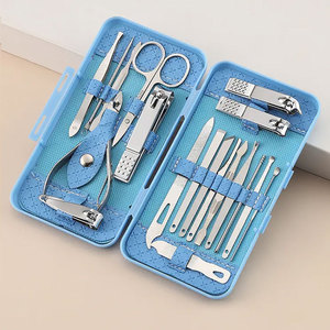 Ensemble d'instruments de greffe de cheveux Endo Tech en acier inoxydable, coupe-ongles et ciseaux avec étui en cuir, certifié MOL - Product Image 2