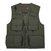 Chaleco de Caza Unisex de Camuflaje, Tela Oxford, Multibolsillos, Transpirable, Softshell, para Exteriores, Verano