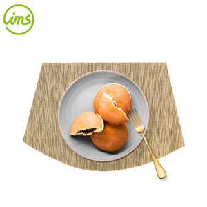 Manteles Individuales de tejido sólido, conjunto de 2 manteles individuales impermeables color marrón - Product Image 4