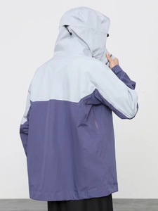 Manteau coupe-vent imperméable de haute qualité pour l'extérieur coupe-vent de couleur contrastée pour hommes - Product Image 2