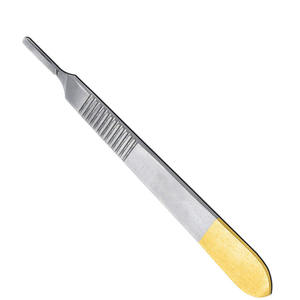 Best Quality Half Gold <b>Scalpel</b> Handle Stainless Steel BP Handle <b>Blade</b> Holders No 3 for Surgical Surgery <b>Blade</b> Holder - Product Image 1