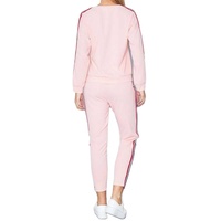 Setelan Olahraga Wanita Musim Dingin Warna Kustom Terlaris Grosir Ukuran Besar Bahan Lembut Hoodie dan Celana Polos