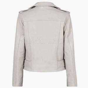 Chaqueta de Cuero para Motocicleta de Mujer, Ligera, de Manga Larga, para Invierno, Ajustada - Product Image 2