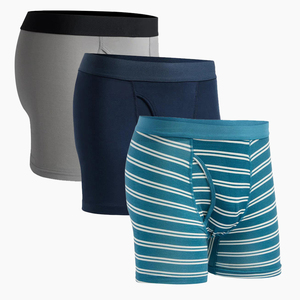 Ropa interior personalizada de algodón elástico para hombre, Calzoncillos Bóxer, pantalones cortos, bañadores, ajuste flexible cómodo, ropa interior de algodón ultrasuave de talla grande para hombre - Product Image 1