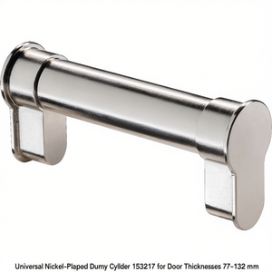 Universal Nickel-Plated <b>Dummy</b> Cylinder 153217 for Door Thicknesses 77-132 mm Fireplace Sets & Accessories - Product Image 2