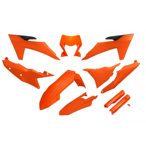 Kit di plastica pieno di 127 arancione con supporto faro per KTM EXC-F 250 parti 2024-2025 Dirt Bike CNC materiale in lega di alluminio - Product Image 1