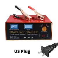 Chargeur de batterie de voiture universel intelligent HOULI DQWL-40 avec écran LED 12-24V 600W, protection de sécurité à six couches pour batteries lithium/AGM