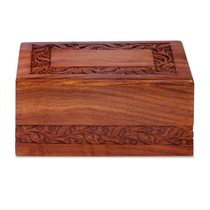 Urne funéraire en bois pour adultes, urne commémorative en bois, cercueil en bois pour animaux de compagnie, urne en bois pour animaux de compagnie, urnes pour chats pour les cendres, cadres - Product Image 1