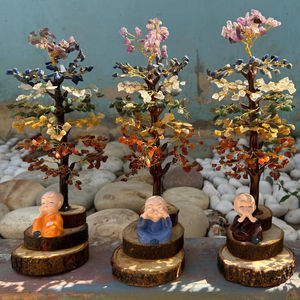 Artisanat artistique 7 cristaux décoratifs de pièce maîtresse d'arbre de chakra - Product Image 1