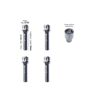 4 bulloni antifurto ch.17/19 14X1.5 l.50mm - Product Image 1