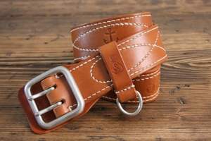 เข็มขัดหนังคุณภาพสูงสำหรับผู้ชาย ออกแบบโลโก้ได้ตามต้องการ เหมาะสำหรับออกกำลังกาย ยกน้ำหนัก และฝึกซ้อม - Product Image 5