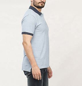 Polo de ajuste seco para hombre al por mayor, camiseta de golf de alto rendimiento con logotipo personalizado estampado 100% para correr, camisa de polo - Product Image 4