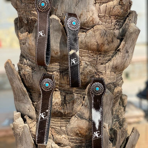 Nuevo cuero de piel de vaca hecho a mano Real lindo encantador muñequera forma llaveros occidental elegante moderno muñequera en forma de llavero - Product Image 1