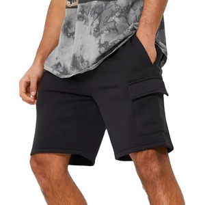 Pantalones cortos deportivos para hombre de calle alta personalizados OEM de alta calidad de felpa francesa 100% algodón de secado rápido pantalones cortos de carga de entrenamiento de gimnasio impresos - Product Image 1
