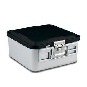 Contenedor Esterilizado Reutilizable Manual de Aluminio Plateado, Hecho a Medida, para Uso Quirúrgico, Certificado CE ISO 13485, Venta al Por Mayor - Product Image 1